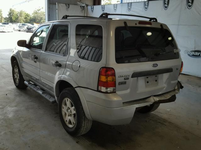 1FMYU031X7KC07114 - 2007 FORD ESCAPE SILVER photo 3