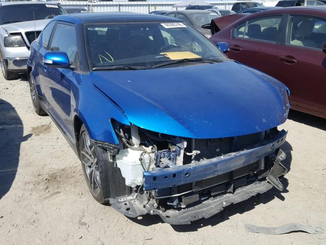 JTKJF5C75E3074358 - 2014 TOYOTA SCION TC 蓝色 照片 1