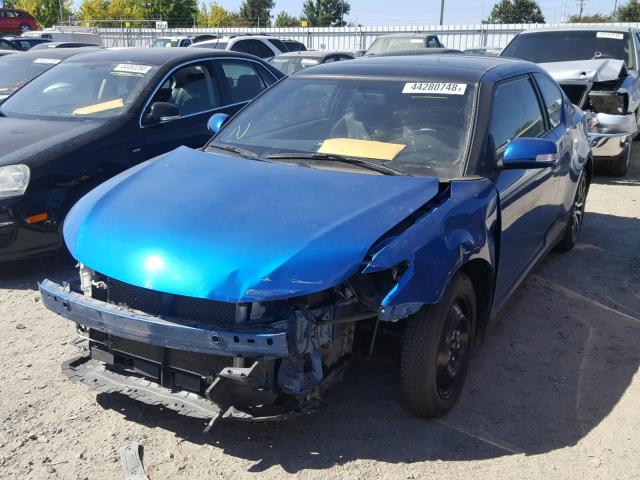 JTKJF5C75E3074358 - 2014 TOYOTA SCION TC 蓝色 照片 2