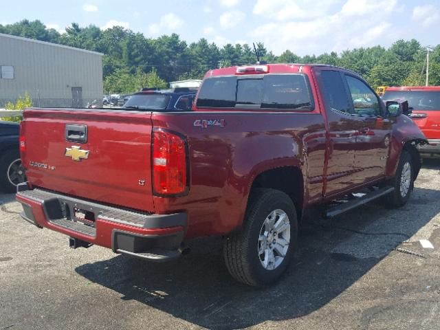 1GCHTCEN5J1138905 - 2018 CHEVROLET COLORADO L RED photo 4