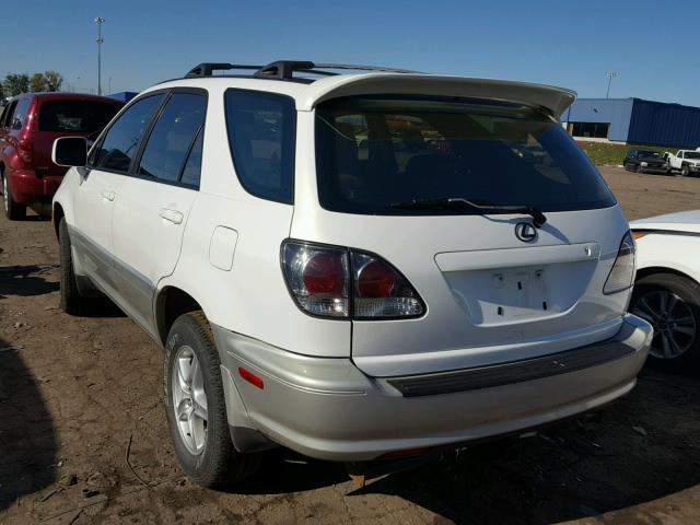 JTJHF10UX10225003 - 2001 LEXUS RX WHITE photo 3