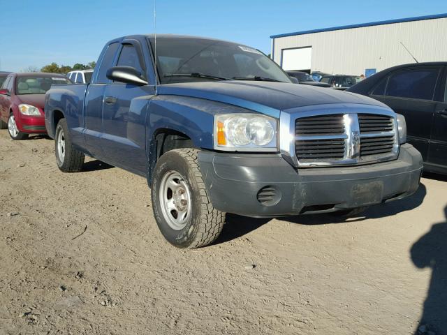 1D7HE22K06S691354 - 2006 DODGE DAKOTA BLUE photo 1