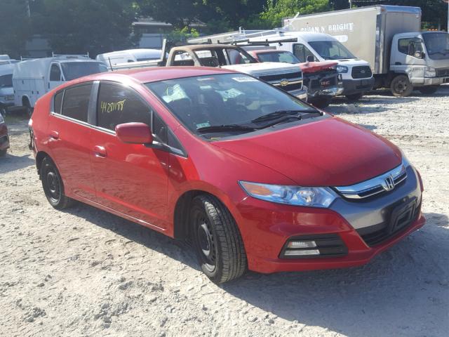 JHMZE2H31CS000373 - 2012 HONDA INSIGHT RED photo 1