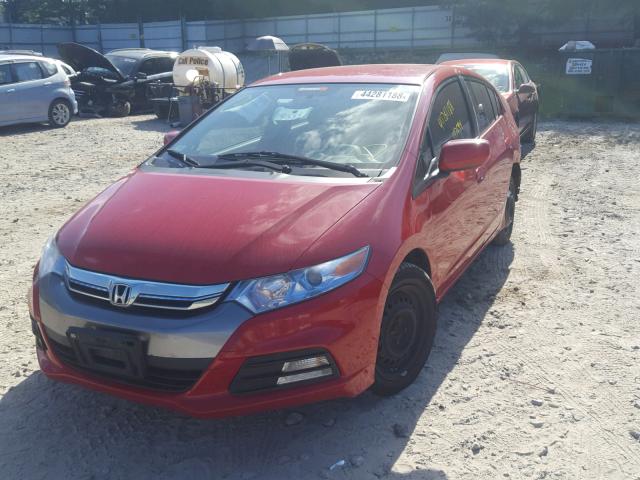 JHMZE2H31CS000373 - 2012 HONDA INSIGHT RED photo 2