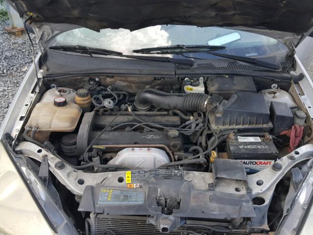 1FAFP38361W269632 - 2001 FORD FOCUS ZTS SILVER photo 7