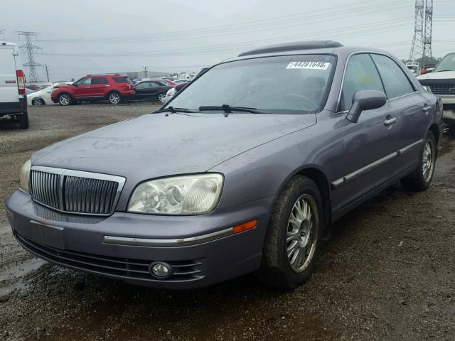 KMHFU45E85A408379 - 2005 HYUNDAI XG 350 PURPLE photo 2