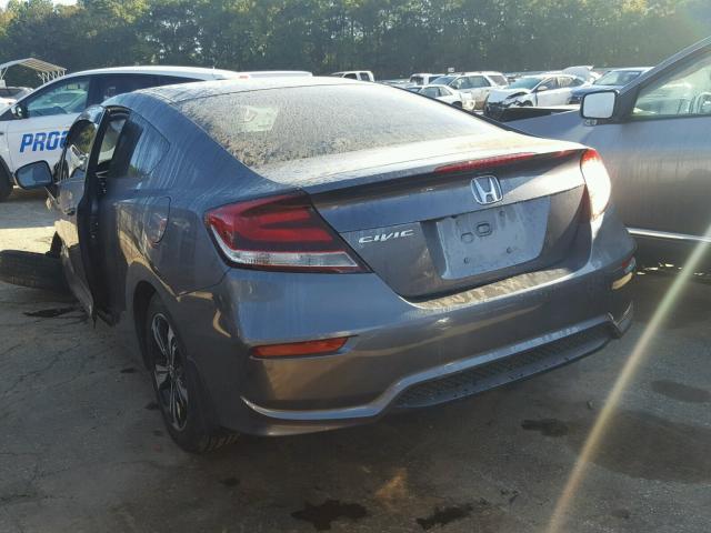 2HGFG3B84EH509992 - 2014 HONDA CIVIC EX ვერცხლისფერი ფოტო 3