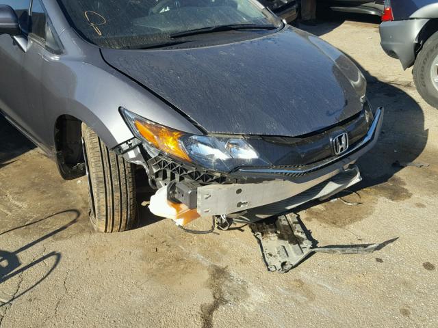 2HGFG3B84EH509992 - 2014 HONDA CIVIC EX ვერცხლისფერი ფოტო 9