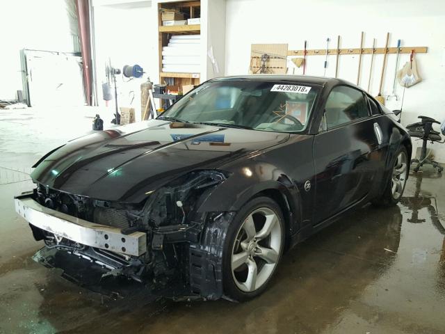 JN1AZ34D06M304443 - 2006 NISSAN 350Z COUPE BLACK photo 2