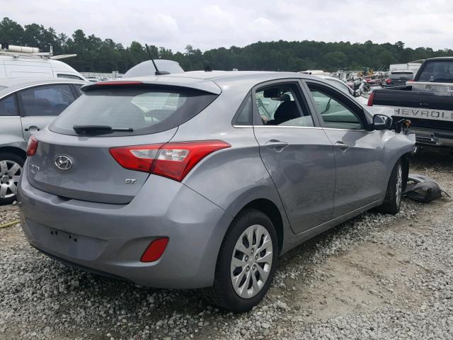 KMHD35LHXGU256183 - 2016 HYUNDAI ELANTRA GT GRAY photo 4