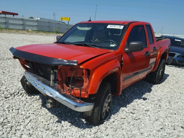 1GCDT43E988209015 - 2008 CHEVROLET COLORADO L ORANGE photo 2