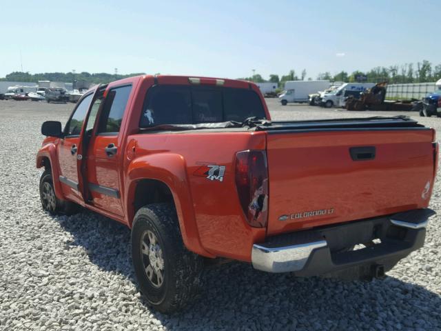 1GCDT43E988209015 - 2008 CHEVROLET COLORADO L ORANGE photo 3