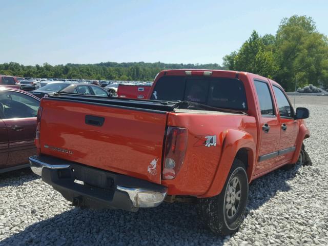 1GCDT43E988209015 - 2008 CHEVROLET COLORADO L ORANGE photo 4