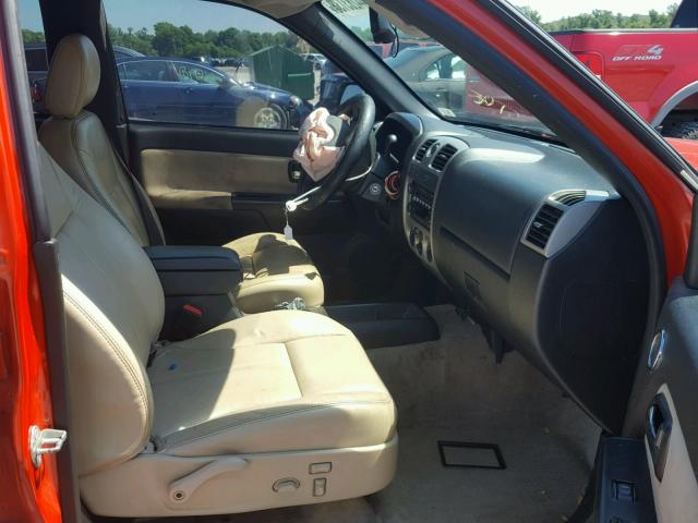 1GCDT43E988209015 - 2008 CHEVROLET COLORADO L ORANGE photo 5