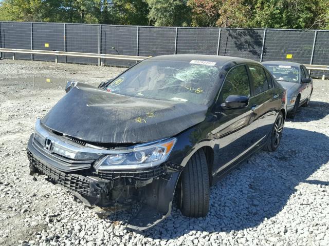 1HGCR2E13HA156623 - 2017 HONDA ACCORD SPO BLACK photo 2