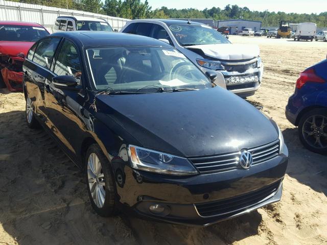 3VWL07AJ2EM388539 - 2014 VOLKSWAGEN JETTA SEL BLACK photo 1