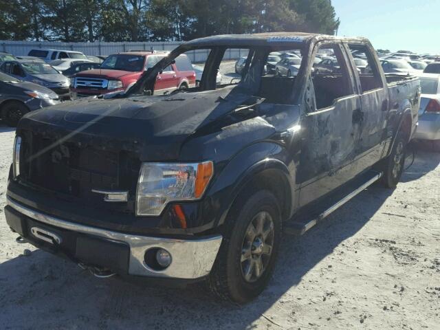 1FTFW1EF0EFB93699 - 2014 FORD F150 SUPER BLACK photo 2