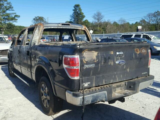 1FTFW1EF0EFB93699 - 2014 FORD F150 SUPER BLACK photo 3