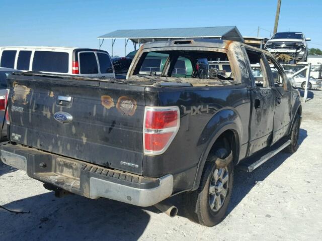 1FTFW1EF0EFB93699 - 2014 FORD F150 SUPER BLACK photo 4