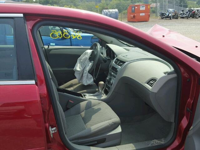 1G1ZC5E09CF327060 - 2012 CHEVROLET MALIBU 1LT BURGUNDY photo 5