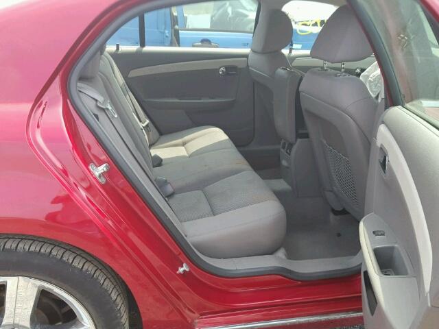 1G1ZC5E09CF327060 - 2012 CHEVROLET MALIBU 1LT BURGUNDY photo 6