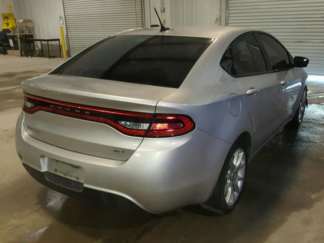 1C3CDFBA4DD296671 - 2013 DODGE DART SXT SILVER photo 4