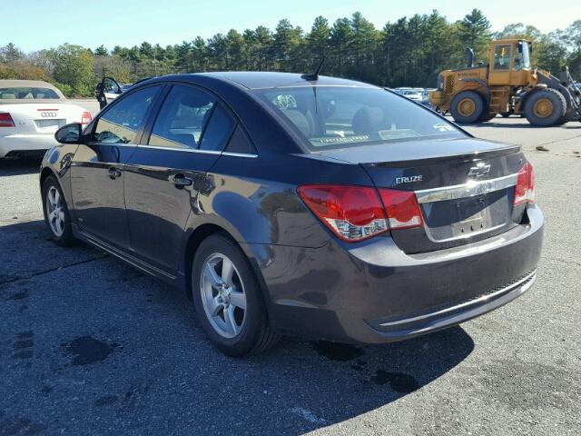 1G1PC5SB3E7191311 - 2014 CHEVROLET CRUZE LT GRAY photo 3