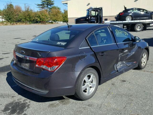 1G1PC5SB3E7191311 - 2014 CHEVROLET CRUZE LT GRAY photo 4