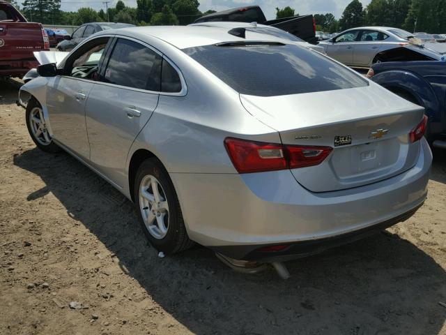 1G1ZB5ST0HF101689 - 2017 CHEVROLET MALIBU LS ვერცხლისფერი ფოტო 3