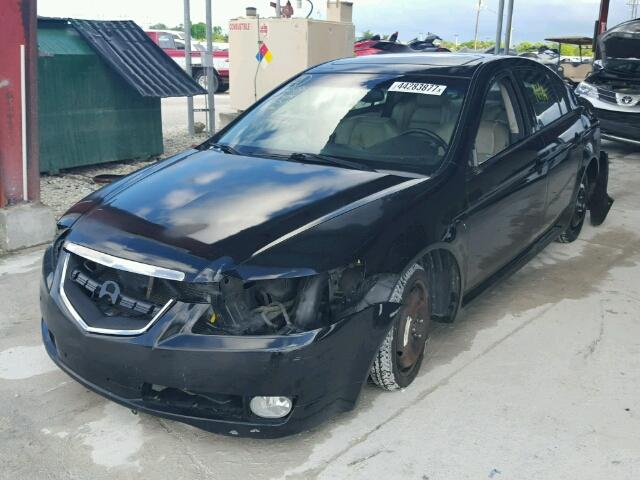 19UUA76537A035325 - 2007 ACURA TL TYPE S BLACK photo 2