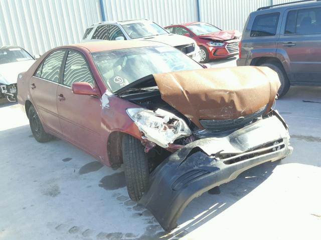 4T1BE32K13U179796 - 2003 TOYOTA CAMRY LE RED photo 1