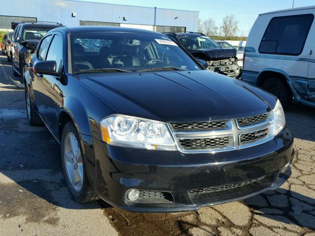 1B3BD2FB0BN544460 - 2011 DODGE AVENGER LU BLACK photo 1