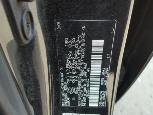 JTLKT334164051741 - 2006 TOYOTA SCION XB Қара фото 10