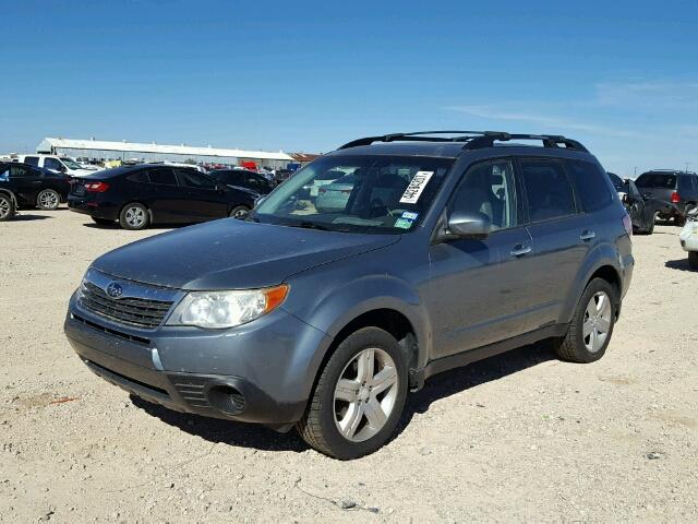 JF2SH63629H701501 - 2009 SUBARU FORESTER 2 GREEN photo 2