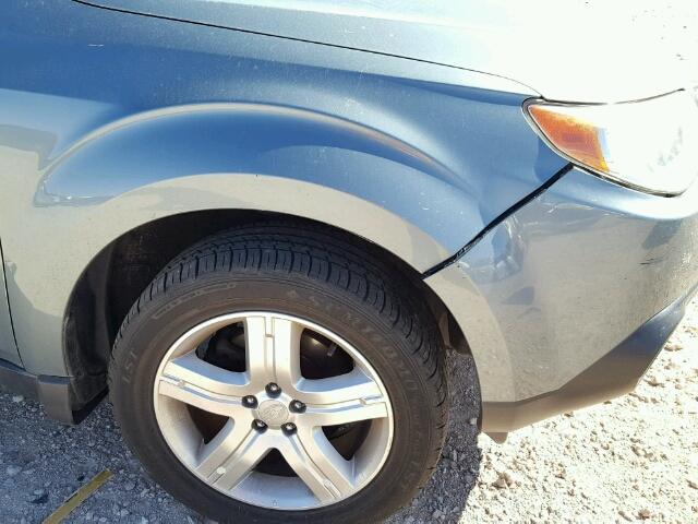 JF2SH63629H701501 - 2009 SUBARU FORESTER 2 GREEN photo 9