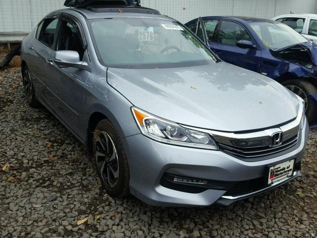 1HGCR2F85HA015368 - 2017 HONDA ACCORD EXL SILVER photo 1