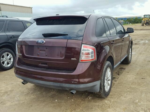 2FMDK3JC4ABA21497 - 2010 FORD EDGE SEL MAROON photo 4