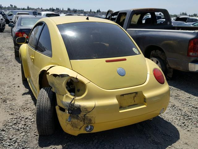 3VWCK31C25M412813 - 2005 VOLKSWAGEN NEW BEETLE 黄色 照片 3