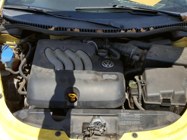 3VWCK31C25M412813 - 2005 VOLKSWAGEN NEW BEETLE 黄色 照片 7