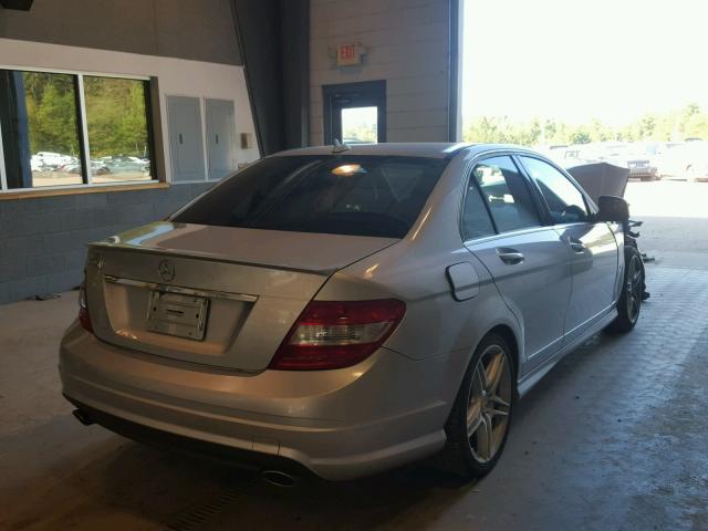 WDDGF56X99F202544 - 2009 MERCEDES-BENZ C 350 SILVER photo 4