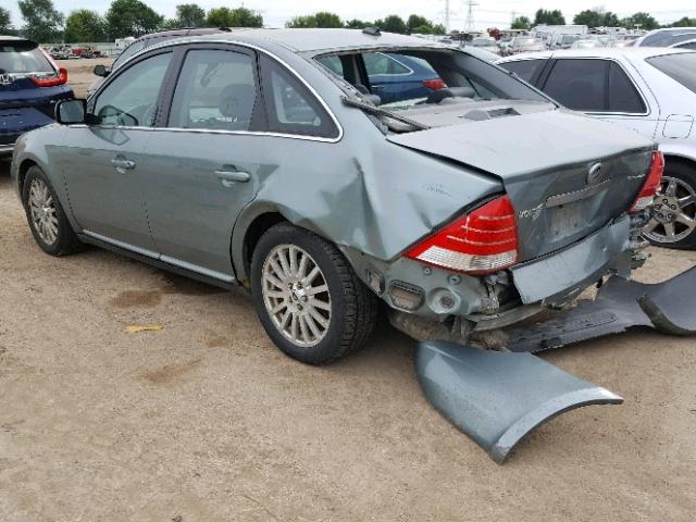 1MEHM42107G615507 - 2007 MERCURY MONTEGO PR BLUE photo 3