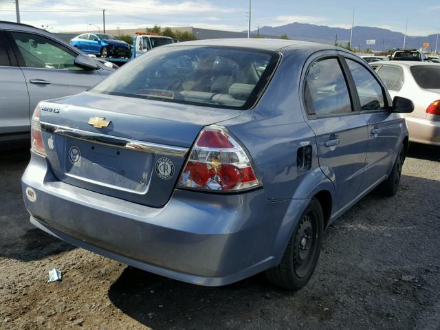 KL1TD56697B104289 - 2007 CHEVROLET AVEO BASE Morski zdjęcie 4