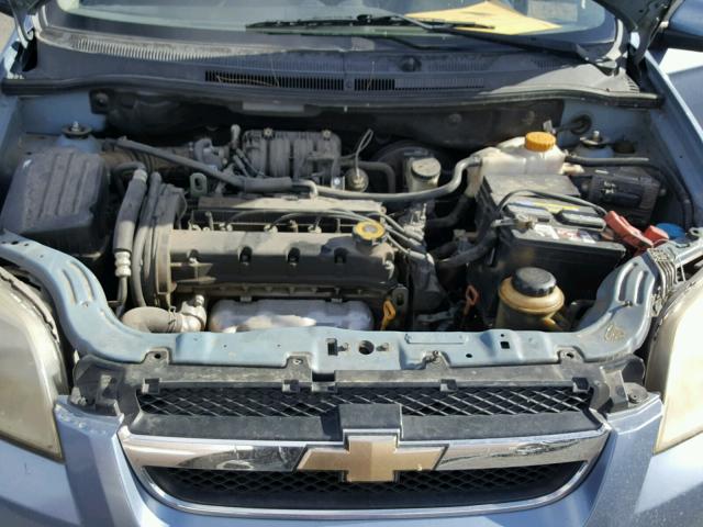 KL1TD56697B104289 - 2007 CHEVROLET AVEO BASE Morski zdjęcie 7