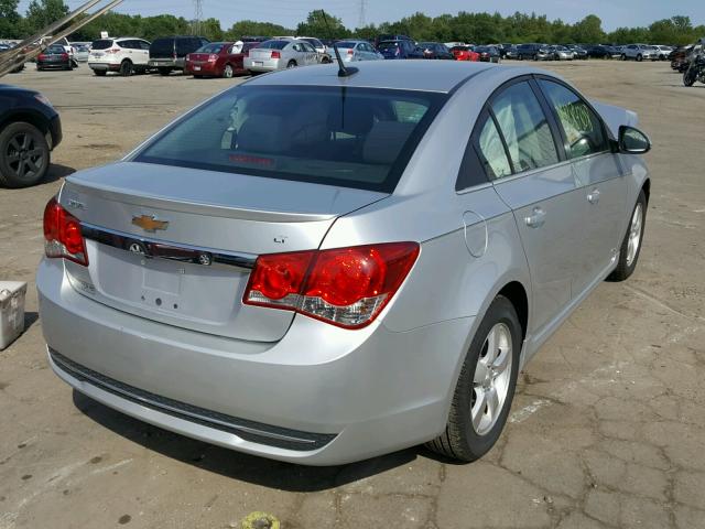 1G1PC5SB7D7182125 - 2013 CHEVROLET CRUZE LT SILVER photo 4