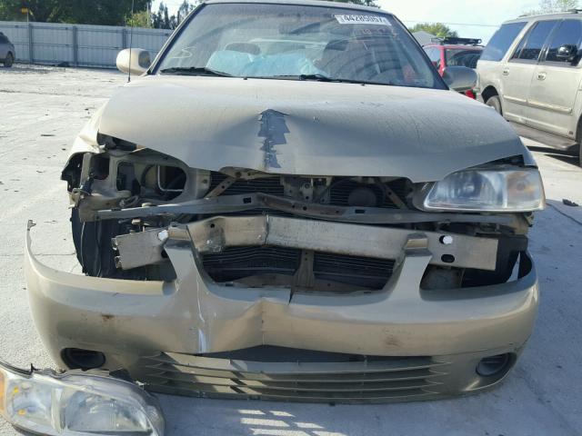 3N1CB51D21L495251 - 2001 NISSAN SENTRA GOLD photo 9