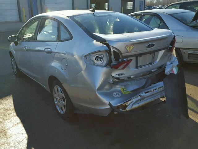 3FADP4AJ2CM155314 - 2012 FORD FIESTA S SILVER photo 3