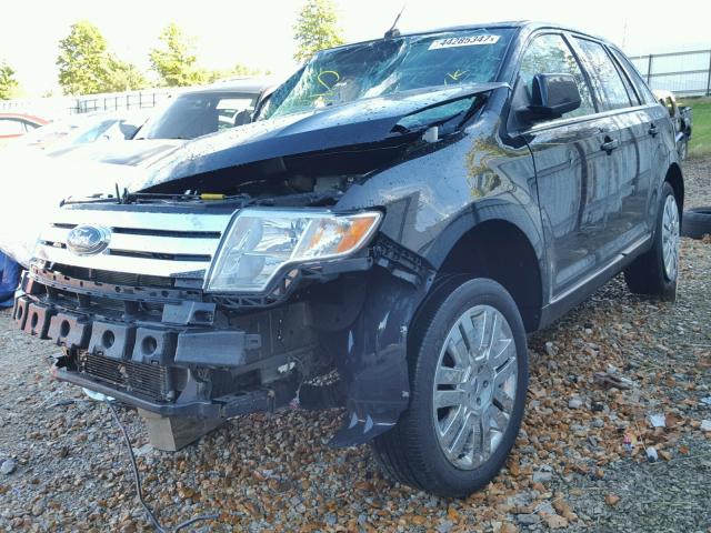 2FMDK3KC0ABA69576 - 2010 FORD EDGE LIMIT BLACK photo 2