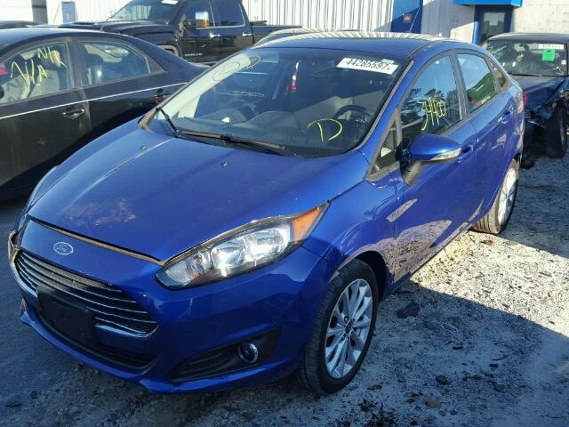 3FADP4BJ3EM127698 - 2014 FORD FIESTA SE BLUE photo 2