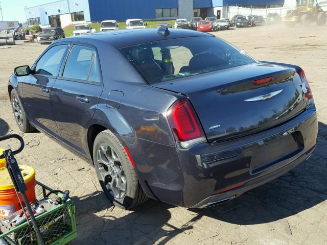 2C3CCAGG0GH358416 - 2016 CHRYSLER 300 S BLUE photo 3