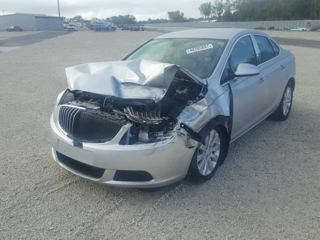 1G4PP5SK4F4138241 - 2015 BUICK VERANO SILVER photo 2